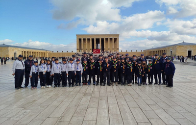 TEPEBAŞI'NIN İZCİLERİ ANKARA'DA KAMPA KATILDI